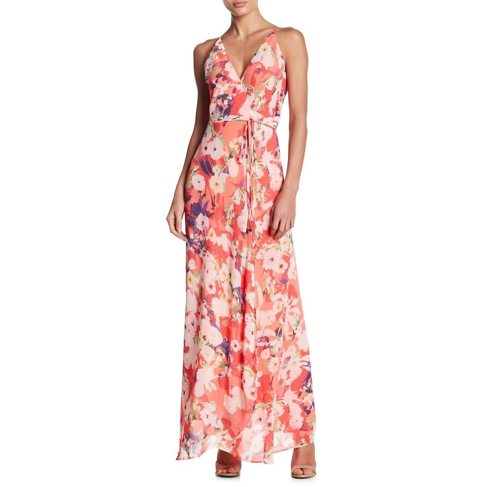 Fleur By Yumi Kim Lover Floral Maxi Wrap Dress